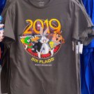 Six Flags Magic Mountain 2019 Looney Tunes Gray Adult Shirt XX-Large New