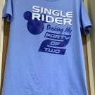 Disney Parks Exclusive Single Rider Seeking My Party Of Two T-Shirt Large New