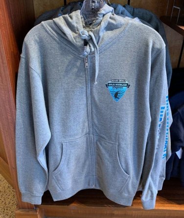 Universal Studios Jurassic World Isla Nublar Lagoon Sweater Hoodie Size XXL