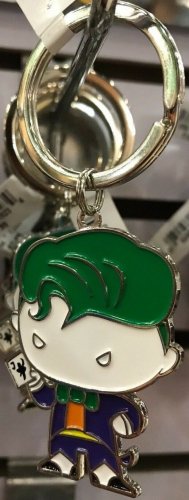 Six Flags Magic Mountain Dc Comics Chibi The Joker Metal Keychain New