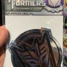 Universal Studios Exclusive Transformers The Ride Decepticons Mirror Decal New