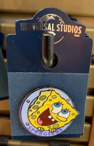 Universal Studios Exclusive Sponge Bob Square Pants Metal Pin New