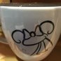 Disney Parks Bride White Mug "Mrs." Ceramic Mug Minnie Mouse Ear Hat New