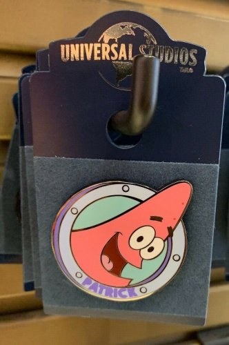 Universal Studios Exclusive Sponge Bob Square Friend Patrick Metal Pin New