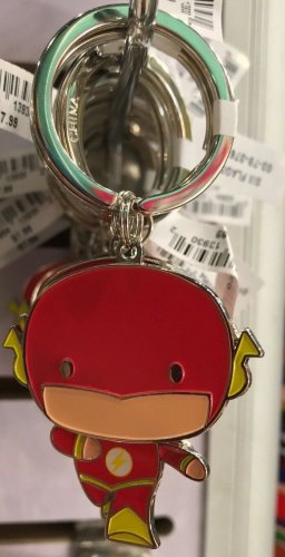 Six Flags Magic Mountain Dc Comics The Flash Cutie Enamel Keychain New