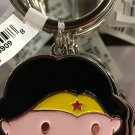 Six Flags Magic Mountain Dc Comics Chibi Wonder Woman Gold Finish Metal Keychain