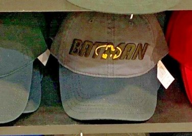 Six Flags Magic Mountain Dc Comics Batman Gray/Black Hat Cap New