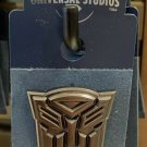 Universal Studios Transformers The Ride Autobots Logo Gun Metal Pin New