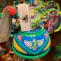 DISNEY PARKS MICKEY EARS BUZZ LIGHTYEAR SCULPTED CHRISTMAS ORNAMENT NEW
