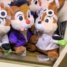 Disney Parks Exclusive Halloween Frankenstein Chip and Dale 8" Plush Set New