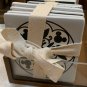 Disney Parks Disney Kitchen Mickey Icon Ceramic Coaster Set of 4 New