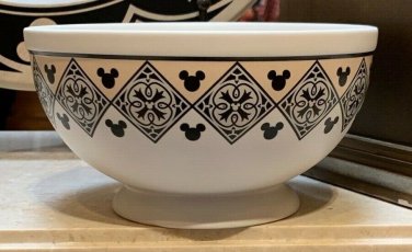 Disney Parks Disney Kitchen Mickey Pattern Ceramic Bowl New