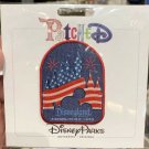 Disney Parks Disneyland Castle Icon Mickey Mouse American Flag Embroidered Patch