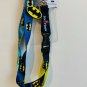 Six Flags Magic Mountain Dc Comics Batman Lanyard + ID Card Holder New