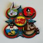 Six Flags Magic Mountain Looney Tunes Bugs Bunny Daffy Duck Sylvester Taz Magnet