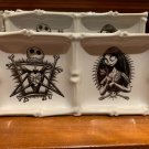 Disney Parks Nightmare Before Christmas Jack And Sally Ceramic Tray New