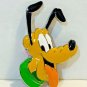 DISNEY PARKS PLUTO FACE ACRYLIC METAL MAGNET NEW