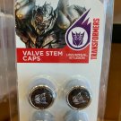 Universal Studios Exclusive Decepticons Transformers Tire Valve Stem Caps New