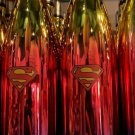 Six Flags Magic Mountain Dc Comics Superman Double Walled Water Bottle New