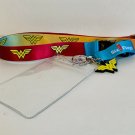 Six Flags Magic Mountain Dc Comics Wonder Woman Lanyard + ID Card Holder New