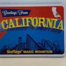 Six Flags Magic Mountain Exclusive Greetings From California Magnet New