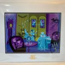 Disneyland Haunted Mansion Anniversary 31 Ghosts Large Print Shag Left Side