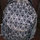 Disney Parks Exclusive Backpack Haunted Mansion Gray Creepy Wallpaper New