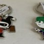 Six Flags Magic Mountain Dc Comics Harley Quinn And The Joker Keychain New