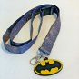 Six Flags Magic Mountain Dc Comics Batman Gray Lanyard  New