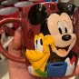 Disney Parks Mickey Pluto Coffee and Friends Make Perfect Blend Ceramic Mug New