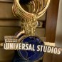 Universal Studios Exclusive Universal Studios Logo Gold Keychain New