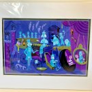 Disney WonderGround Haunted Mansion Anniversary 31 Ghosts Print Shag -Right Side