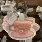 Disney Parks Exclusive Tea Cup Keychain Let’s Go For A Spin New