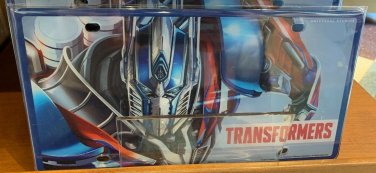 Universal Studios Autobots Transformers Optimus Prime License Plate Frame New