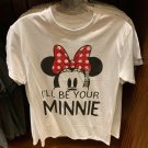 DISNEY PARKS EXCLUSIVE I'LL BE YOUR MINNIE WOMENS T-SHIRT SIZE LARGE NEW