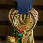 Universal Studios Exclusive Kung Fu Panda Gold Finish Keychain New