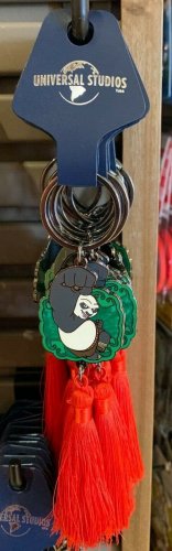 Universal Studios Exclusive Kung Fu Panda Chinese Fortune Tassel Keychain New