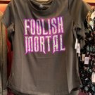 Disney Parks Haunted Mansion Foolish Mortals Top Size Small New
