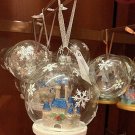 DISNEY PARKS EXCLUSIVE MICKEY SHAPE CHRISTMAS ORNAMENT NEW
