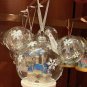 DISNEY PARKS EXCLUSIVE MICKEY SHAPE CHRISTMAS ORNAMENT NEW