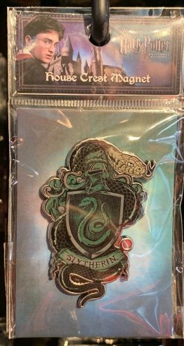 Universal Studios Harry Potter House Crest Slytherin Magnet New