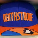 Six Flags Magic Mountain Dc Comics Deathstroke Blue/Orange Snapback Cap New