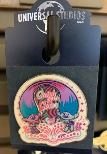 Universal Studios Exclusive Trolls Catch Your Color Pin New