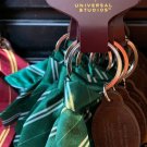 Universal Studios Harry Potter Slytherin Fabric Tie Keychain New with Tags