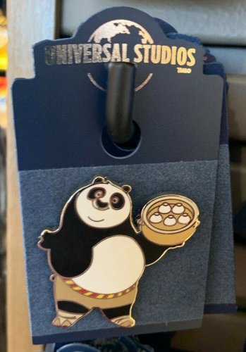 Universal Studios Exclusive Kung Fu Panda Po and Steam Buns Pin New