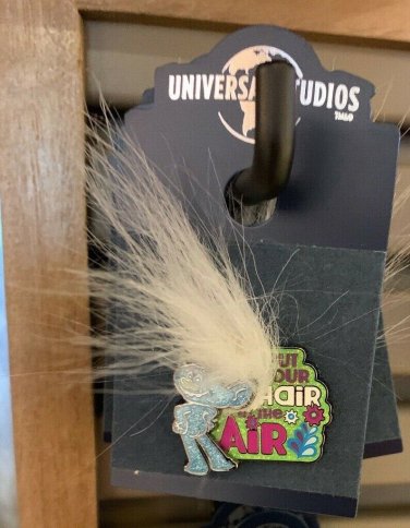 Universal Studios Exclusive Trolls Put Your Hair In The Air Pin New