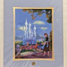 Disney Parks Exclusive Cinderella Cinderella's Dream Castle Print Larry Nikolai