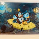DISNEY WONDERGROUND HALLOWEEN DUCK O WEEN POSTCARD BY STEPHANIE BUSCEMA NEW