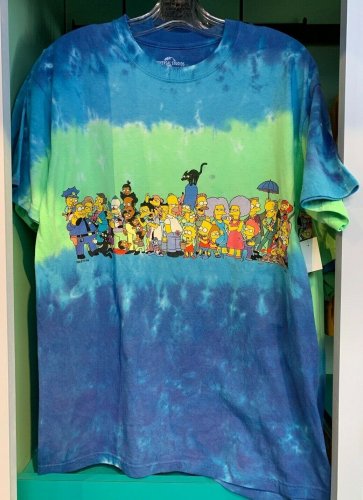 Universal Studios Exclusive The Simpsons Characters Mens T-Shirt Medium New