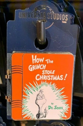 Universal Studios Exclusive Dr Seuss How The Grinch Stole Christmas Pin New